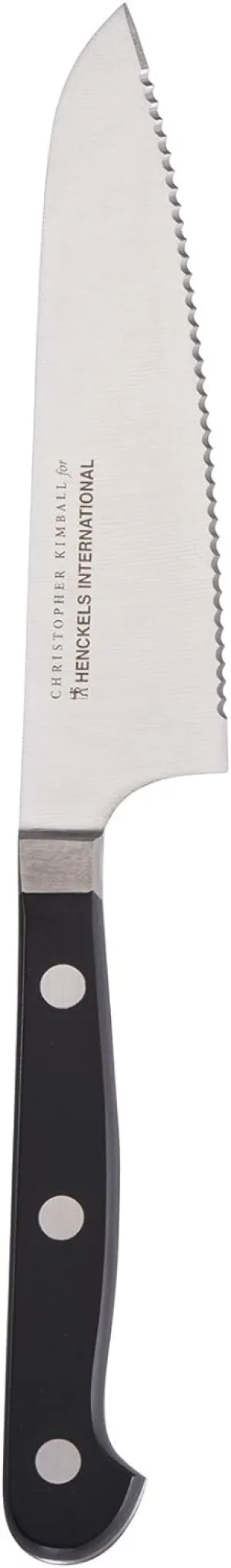 HENCKELS CLASSIC Christopher Kimball Edition 5.5-inch Serrated Prep Knife, German Engineered Informed by 100  Years of Mastery, Stainless Steel