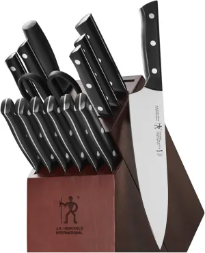 HENCKELS Dynamic Razor-Sharp 15-Piece Knife Set, Chef Knife, Bread Knife, Steak Knife, German Engineered Informed by 100  Years of Mastery
