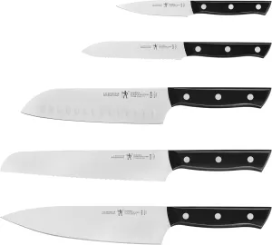 HENCKELS Dynamic Razor-Sharp 5-Piece Kitchen Knife Set, Chef Knife, Bread Knife, German Engineered Informed by 100  Years of Mastery