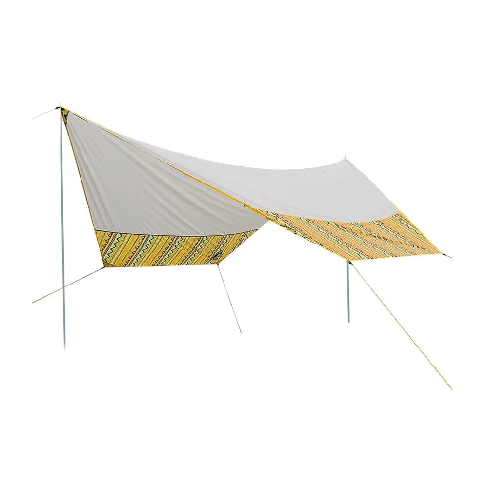 Hewolf 4-8P Outdoor Camping Tarp - Tan