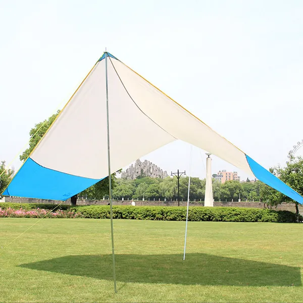 Hewolf 4-8P Outdoor Camping Tarp - Tan