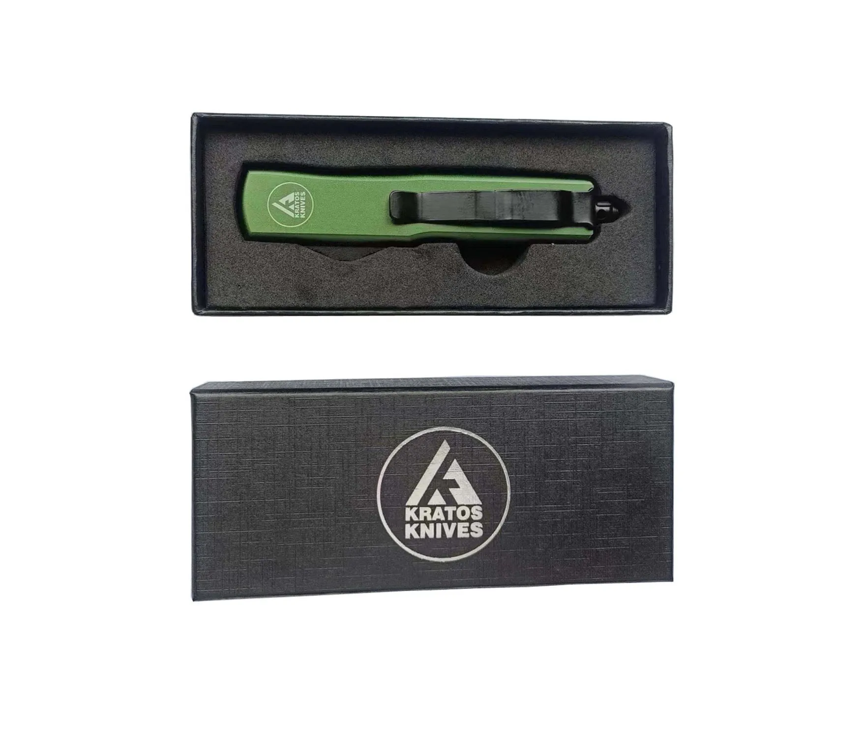 HIGH PERFORMANCE OTF - GREEN - SERRATED DAGGER
