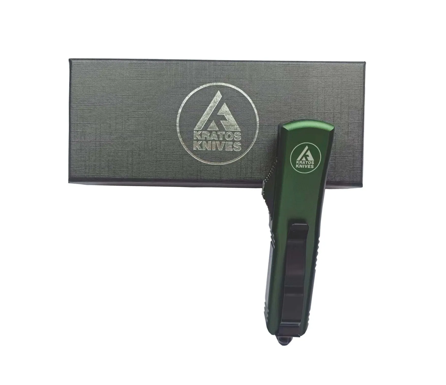 HIGH PERFORMANCE OTF - GREEN - SERRATED DAGGER