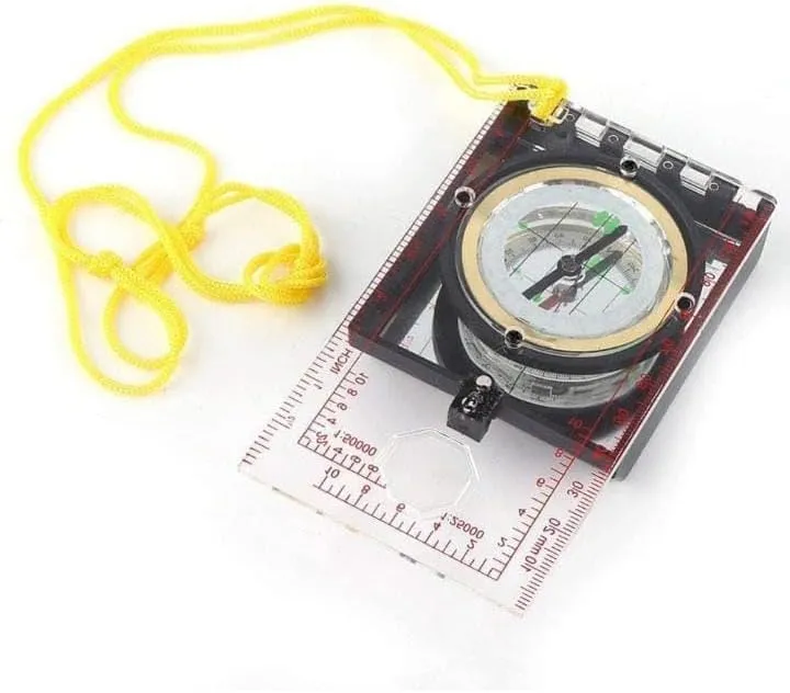High Precision Compass for Hiking, Camping with Sighting & Gradiomete, Waterproof Multifunctional Military Compass with Glow in Dark Dial