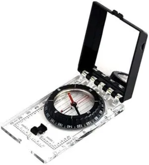 High Precision Compass for Hiking, Camping with Sighting & Gradiomete, Waterproof Multifunctional Military Compass with Glow in Dark Dial