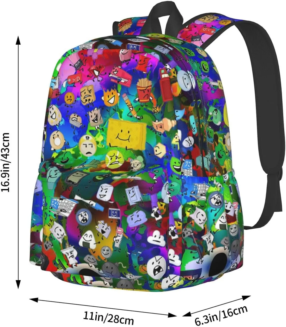 Hiking Daypacks Large-Capacity Backpack And Insulated Lunch Bag Combination Sets, Black3