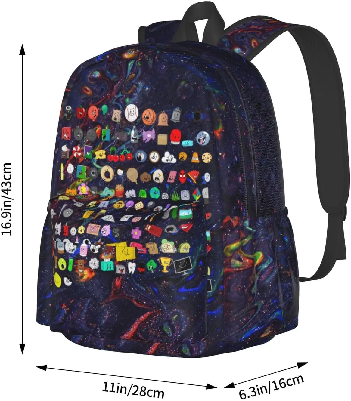 Hiking Daypacks Large-Capacity Backpack And Insulated Lunch Bag Combination Sets, Black4