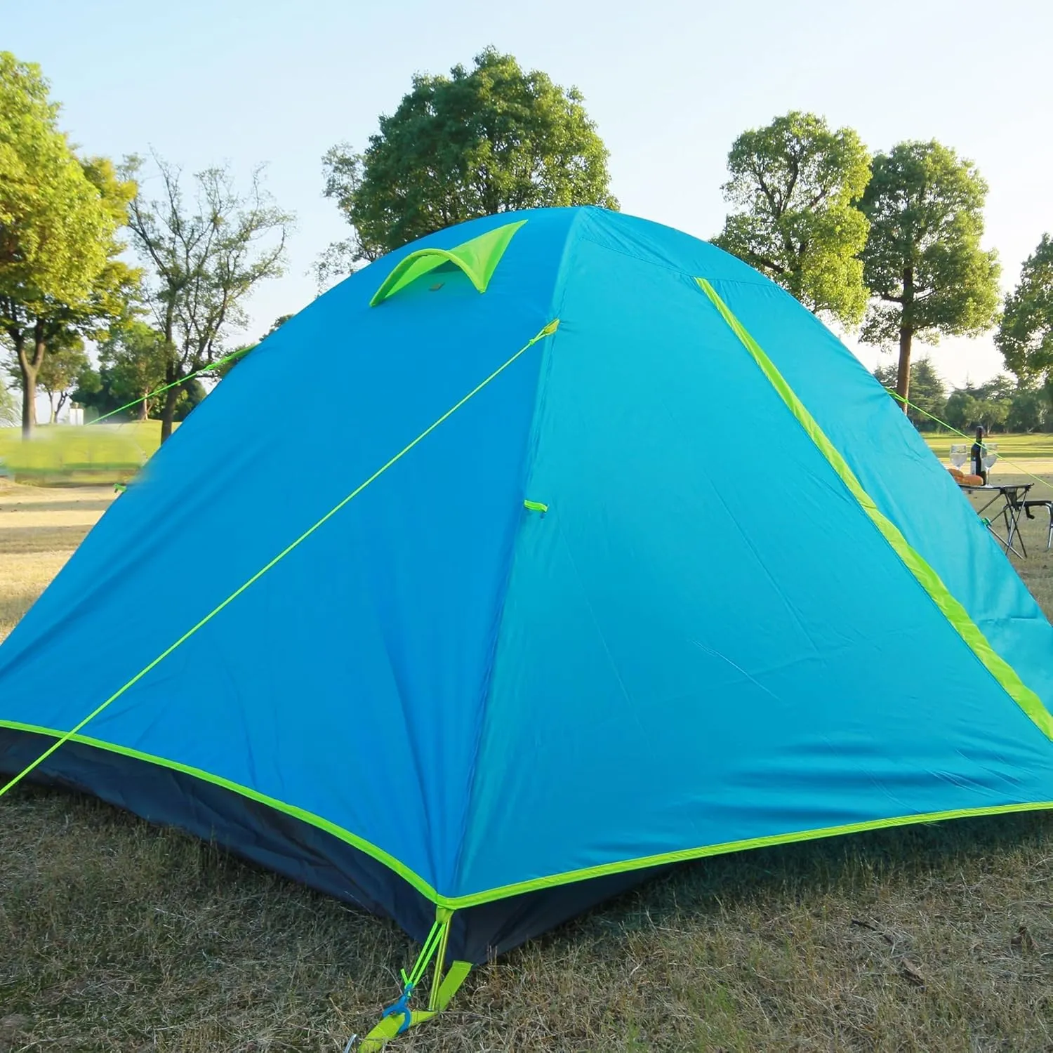 Himalaya 2 Person Camping Tent, Backpacking Tent Waterproof Windproof Lightweight Portable Easy Setup Double Layer Two Door for Outdoor Camping Hiking Mountaineering Travel
