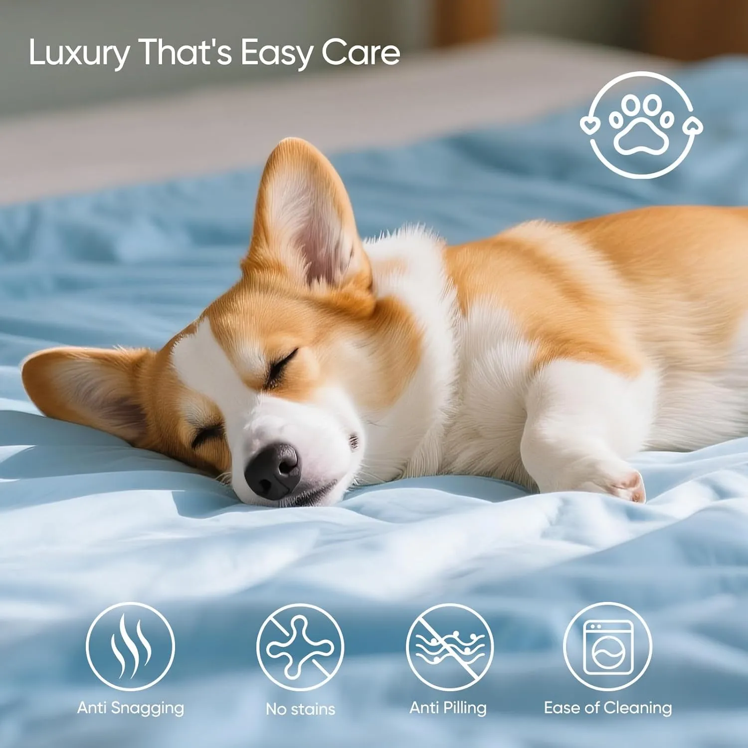 HLLBLL® Cooling Comforter, Ultra Cold Fiber Technology, All-Season Lightweight Blanket to Quickly Cool Down,Deep Sleep Throughout The Night (Aqua Blue, Twin/Twin XL (68"x90"))