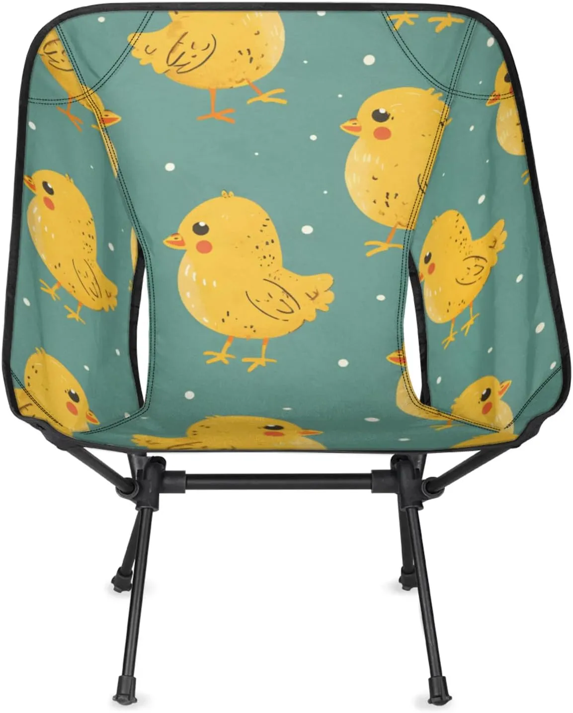 Honeybaby Folding Camping Chair Lovely Chickens Camping Chairs Lightweight Portable Chair Outdoor Foldable Chairs for Camping Travel Picnic Beach Hiking