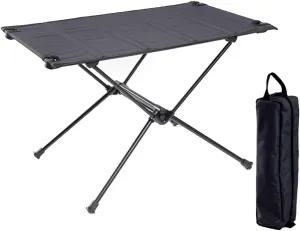 HUANGANG Outdoor Folding Table Portable Foldable Aluminum Alloy Camping Desk