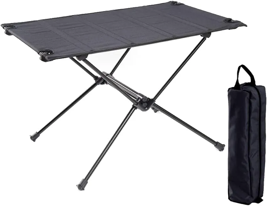 HUANGANG Outdoor Folding Table Portable Foldable Aluminum Alloy Camping Desk