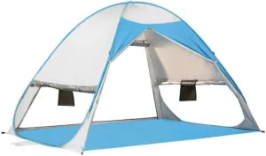 Hydraulic Automatic Pop Up Tent, Double-Layer Camping Tent, 3-4 Person Camping Tent, Good Stability, for Outdoor Camping-215 * 215 * 135Cm