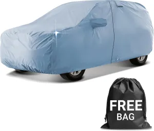 iCarCover 30-Layer Premium SUV Car Cover Waterproof All Weather | Rain Snow UV Sun Protection Full Car Covers | Excursion, Navigator L, Escalade ESV, Suburban, GMC Yukon XL, Size S58 (See Size Chart)