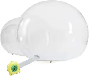Inflatable Bubble House, PVC Transparent Ecological Dome Camping Bubble Tent with D-Ring Fastener and Hair Dryer for Outdoor Camping Stargazing