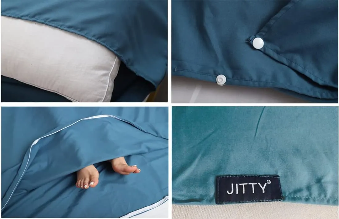 JITTY Sleeping Bag Liner Travel Sheet for Business Camping Backpacking Hiking Mountain Climbing Home Hostels Train 83"x45"