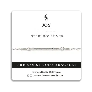 JOY - MORSE CODE BRACELET