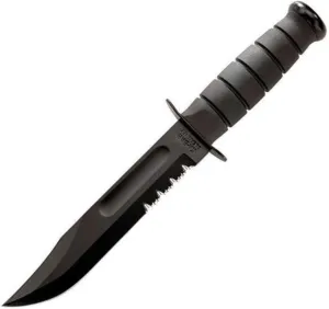KA1212-BRK USA Fighting Knife black, Medium