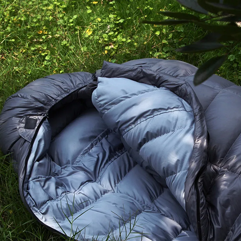 Kamperbox Goose Down Sleeping Bag with Compression Sack | 1000g Filling | -15°C to - 20 Degree