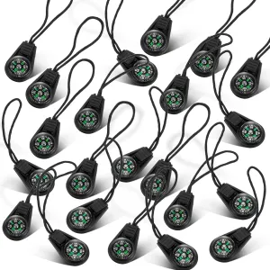 Kanayu 300 Pcs Mini Survival Compass Outdoor Camping for Kids Hiking Pocket Compass Liquid Filled Small Mini Compass Party Favor for Paracord Bracelet Necklace Key Chain