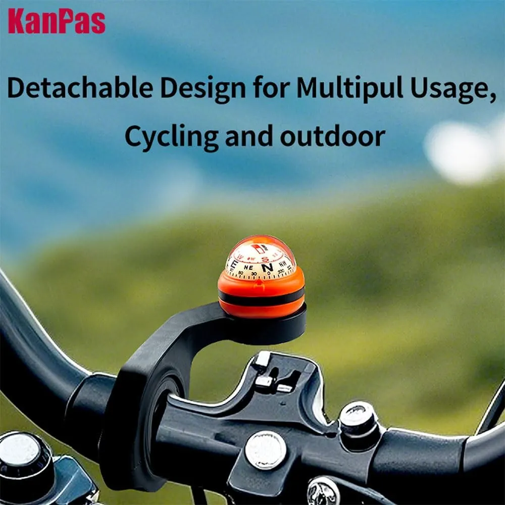 KanPas CAB-30L Luminous Detachable Compass Ball for Bicycle Motorcycle and Hiking