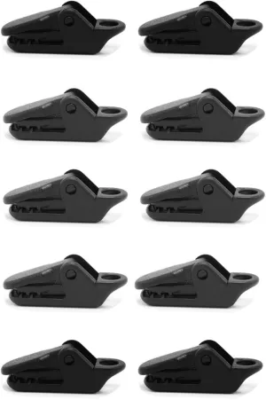 KAYNO Tent Added Pull Point Crocodile Clip Outdoor Camping Canopy Pull Point Hook Tent Windproof Fixed Clip with Inverted Teeth