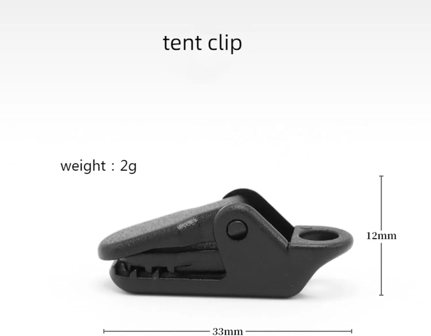 KAYNO Tent Added Pull Point Crocodile Clip Outdoor Camping Canopy Pull Point Hook Tent Windproof Fixed Clip with Inverted Teeth