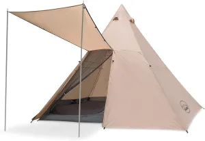 KAZOO Family Camping Tent Large Waterproof Tipi Tents 8 Person Room Teepee Tent Instant Setup Double Layer