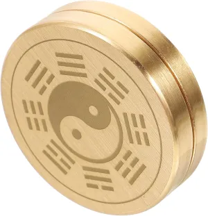 KESYOO Bronze Compass Chinese Traditional Mini Compass Large Home Decor Taoist Ancient Delicate