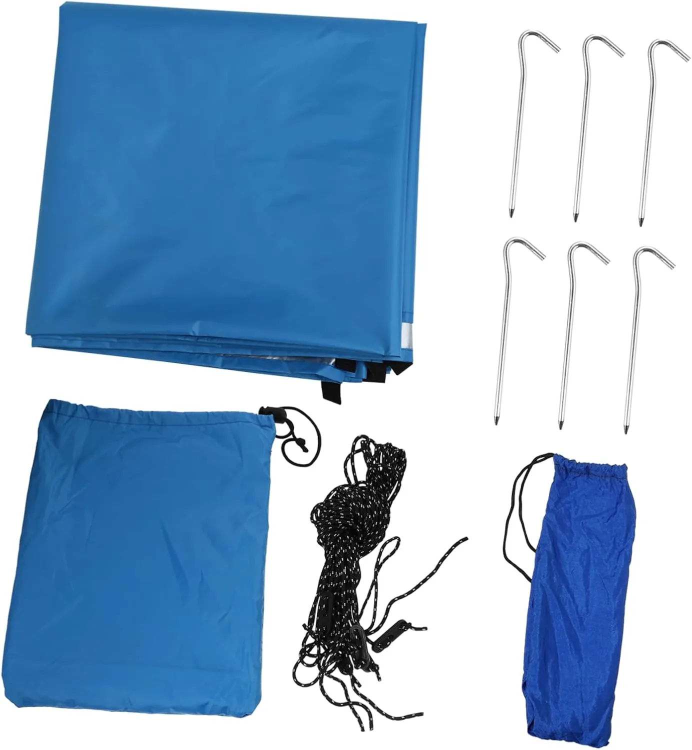 KICHOUSE Hammock Rain Tent Tarp 210t Polyester Waterproof Tear-Resistant for Outdoor