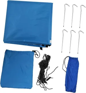 KICHOUSE Hammock Rain Tent Tarp 210t Polyester Waterproof Tear-Resistant for Outdoor