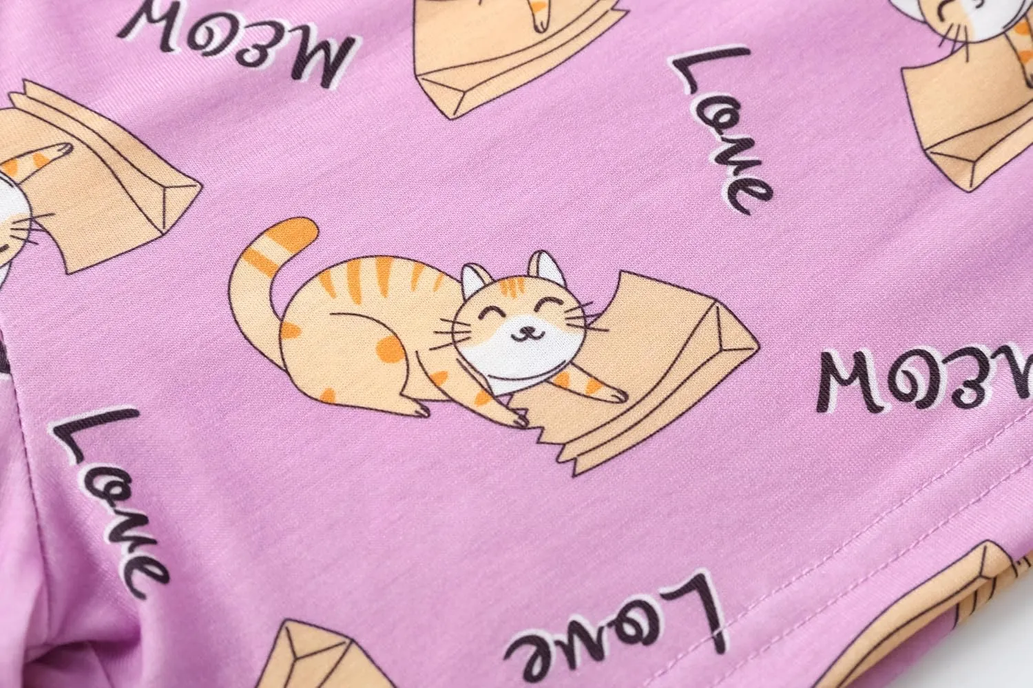 Kids Girls Pajama Sets Summer Short Sleeve With Shorts And Pants 3PCS Sleepwear Cute Cartoon Loungewear 6 to 17 Years