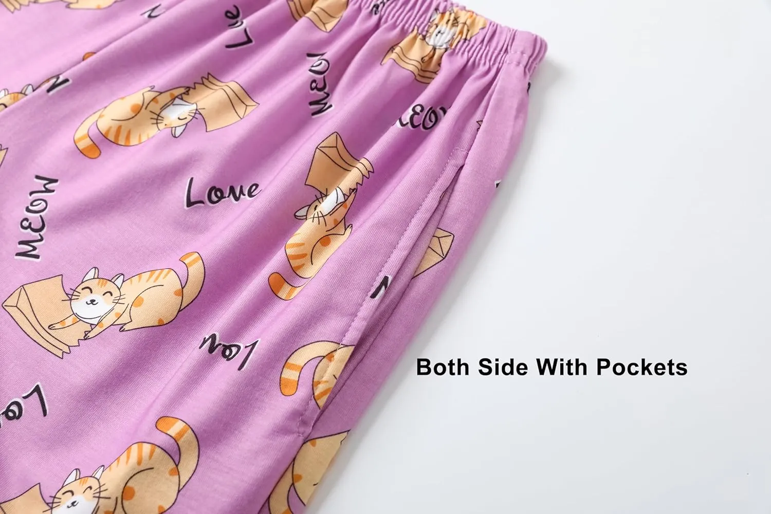 Kids Girls Pajama Sets Summer Short Sleeve With Shorts And Pants 3PCS Sleepwear Cute Cartoon Loungewear 6 to 17 Years