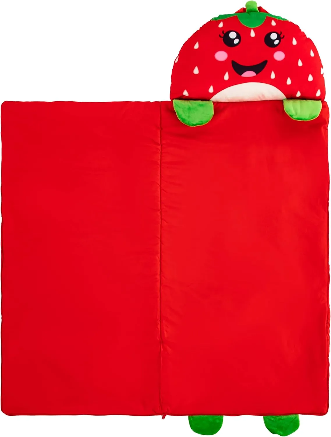 Kid's Nap Buddies Character Preschool Nap Mat, Toddler Sleeping Bag with Pillow for Daycare, Ages 3 