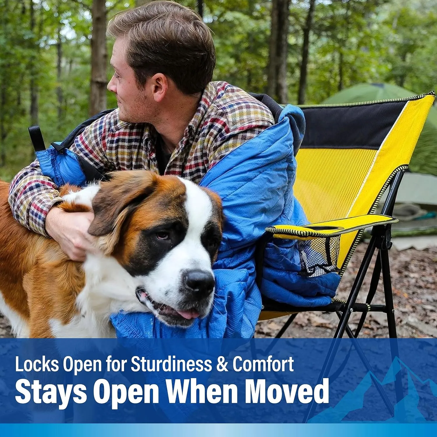 Kijaro Dual Lock Portable Camping Chairs - Enjoy the Outdoors with a Versatile Folding Chair, Sports Chair, Outdoor Chair & Lawn Chair - Dual Lock Feature Locks Position – Victoria Desert Orange