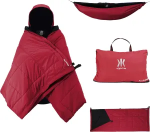 Kijaro Kubie 10-in-1 Versatile Portable Hammock, Poncho, Blanket, Sleeping Bag, Hammock Underquilt & More - Multi Use Outdoor Gear for Camping, Travel & Sports Games