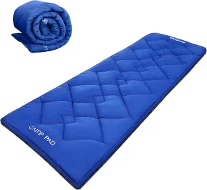 KingCamp Cot Mattress, Portable Lightweight Camping Sleeping Mat Soft Comfortable Non-Slip Cot Pad for Camp Cot, RV Bunk & Twin Beds
