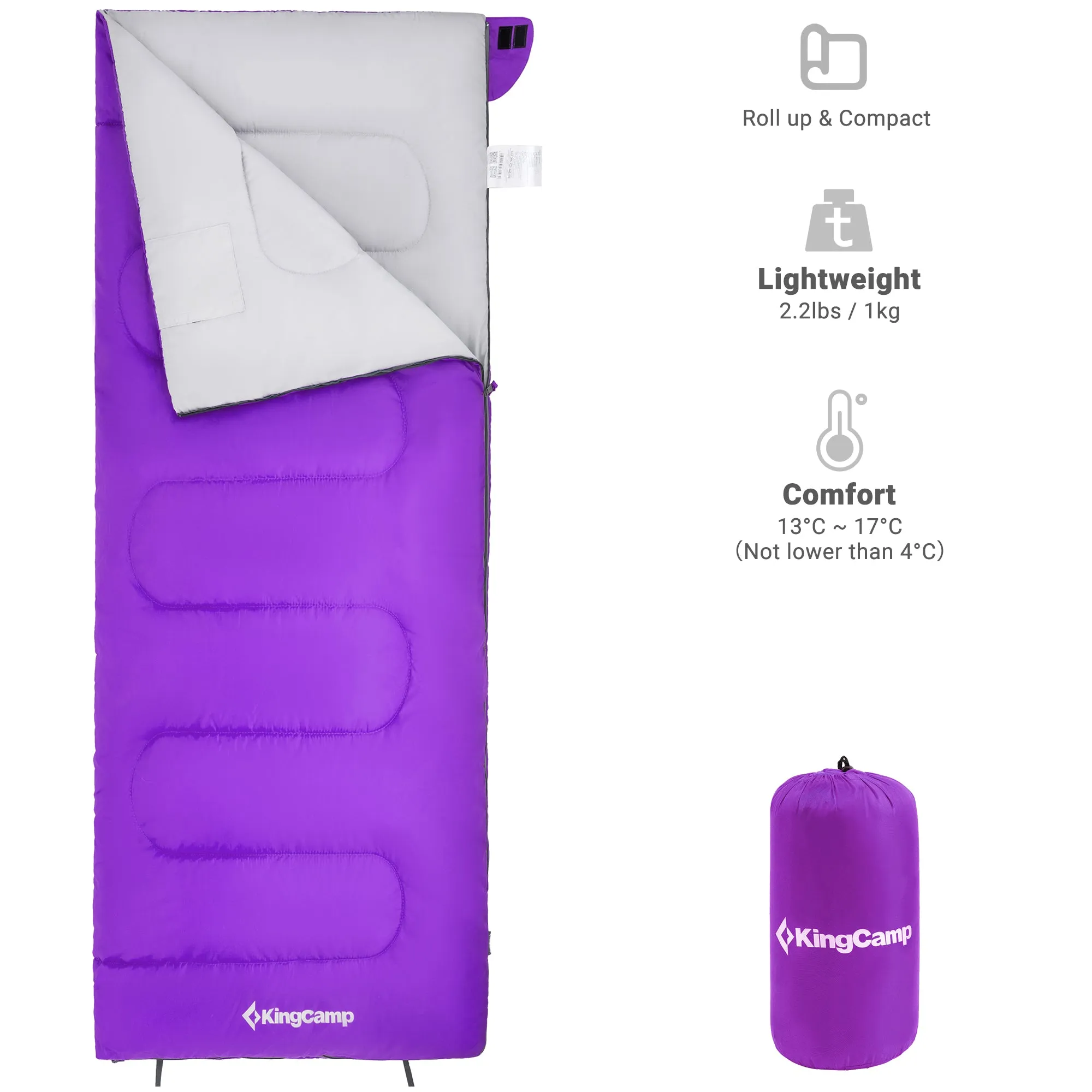 KingCamp OXYGEN Sleeping Bag-Envelope