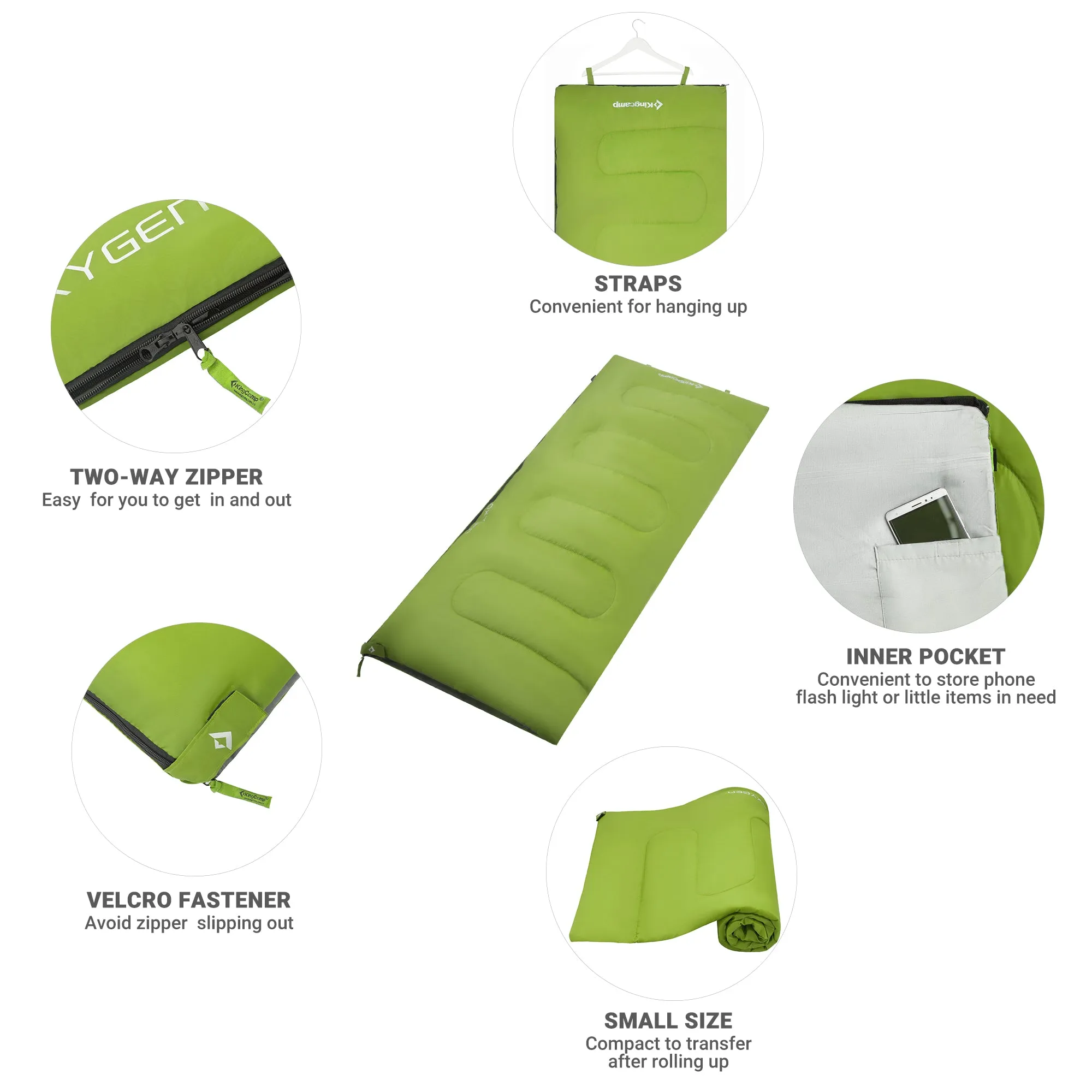 KingCamp OXYGEN Sleeping Bag-Envelope