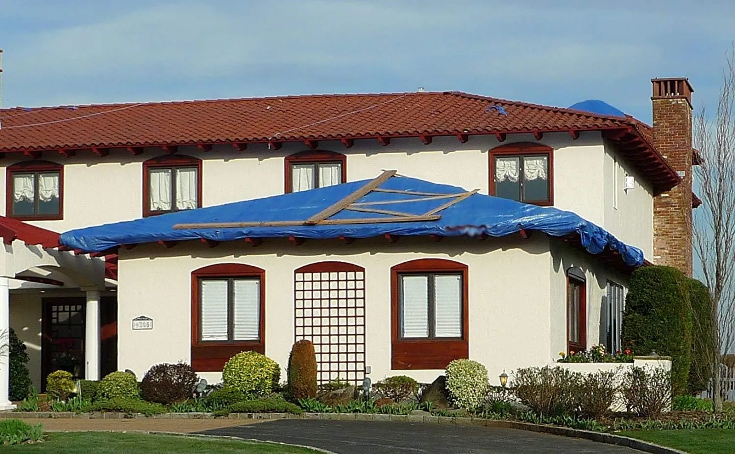 Kotap 50 x 100 Ft. All-Purpose Multi-Use Protection/Coverage 5-mil Poly Tarp, Waterproof, Blue, (TRA-50100)