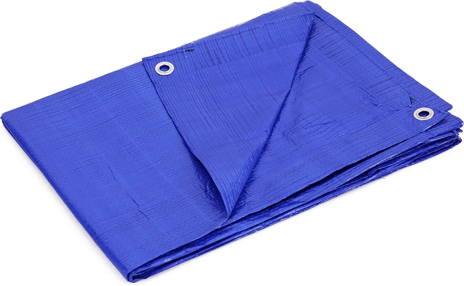 Kotap 50 x 100 Ft. All-Purpose Multi-Use Protection/Coverage 5-mil Poly Tarp, Waterproof, Blue, (TRA-50100)