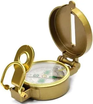 KouRy Portable Compass, Waterproof Shockproof Hiking Navigation Compasses for Hiking Camping Climbing Biking Exploring Outdoor Activities Durable Safe and Convenient
