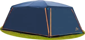 KTT Extra Large Tent 12 Person,Family Cabin Tents,Full rainfly,2 Rooms,3 Doors and 3 Windows with Mesh,Straight Wall,Waterproof,Double Layer,Big Tent for Outdoor,Picnic,Camping,Family Gathering