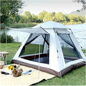 Large Tents for Camping for Family 4 Man Spacious Easy Tents to Put Up Light and Practical Instant Dome Tent for Hiking Camping