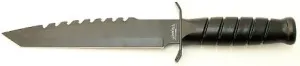 Lastworld 13" Black Serrated Hunting Knife Sharp W/Sheath
