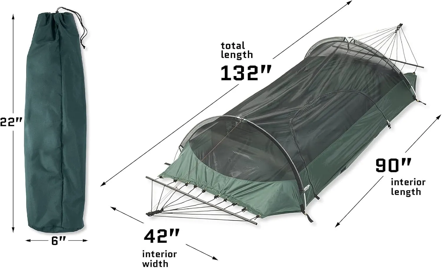 Lawson Hammock Blue Ridge Camping Hammock and Tent,