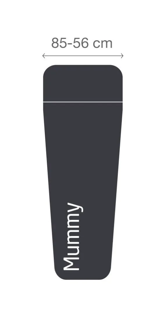 Lifeventure 100% Silk Ultimate Sleeping Bag Liner - Mummy Shape (Black)