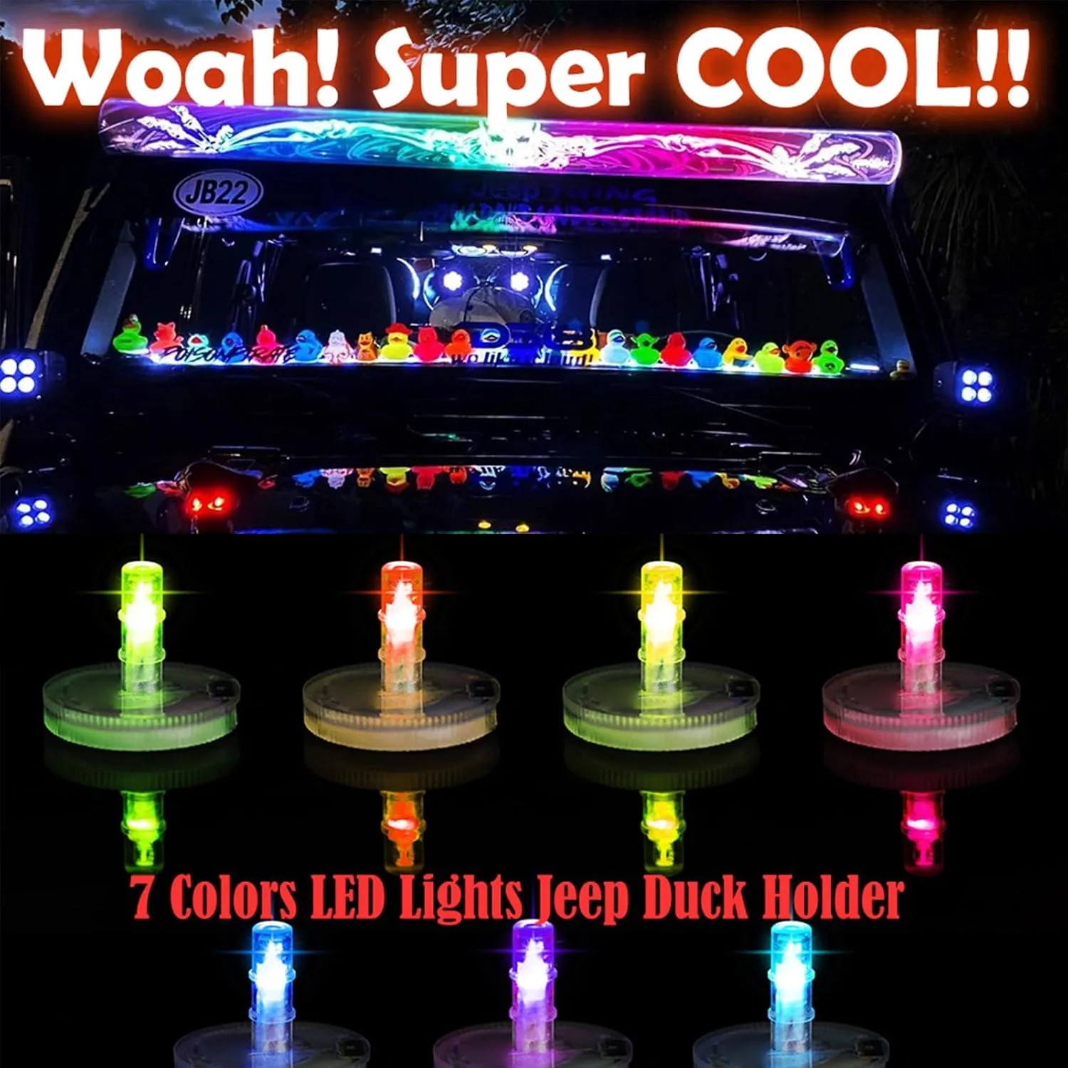 Light up Duck Plug - For Rubber Ducks