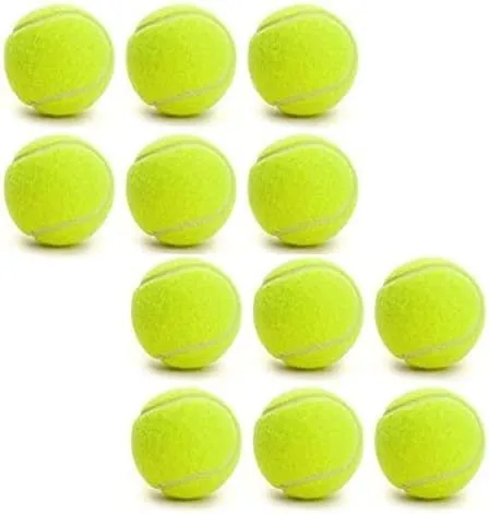 Light Weight Rubber Tennis Ball for Cricket for Kids - Set of 6 Pcs
