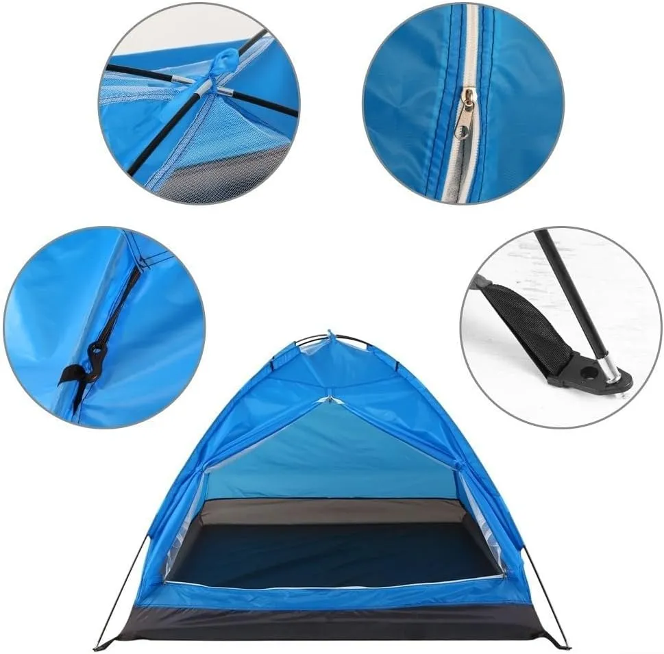 Lightweight Camping Tent for 2 People, for Hiking and Fishing, Quick and Easy Setup